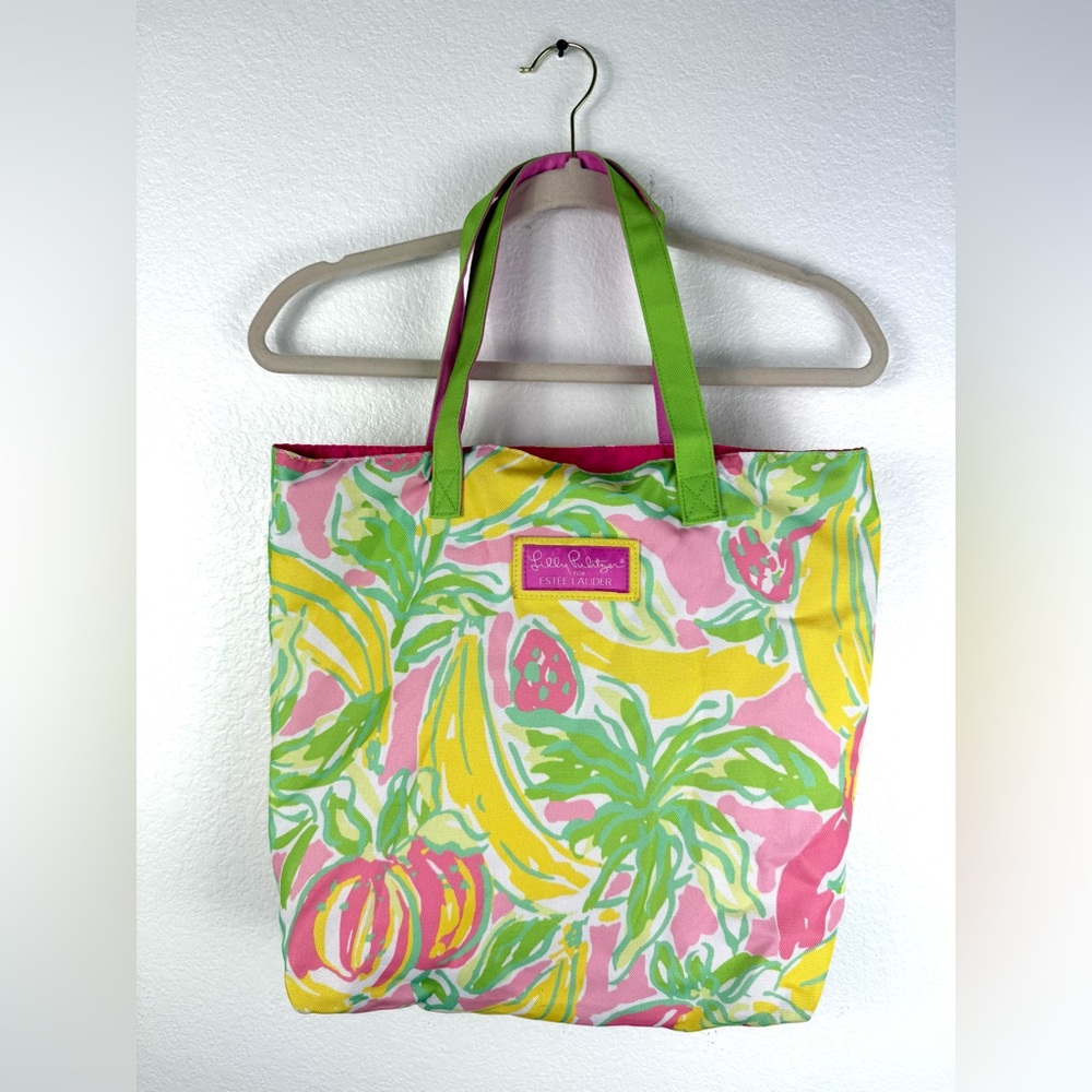 Lilly Pulitzer By Estee Lauder Tote Bag Nylon Floral